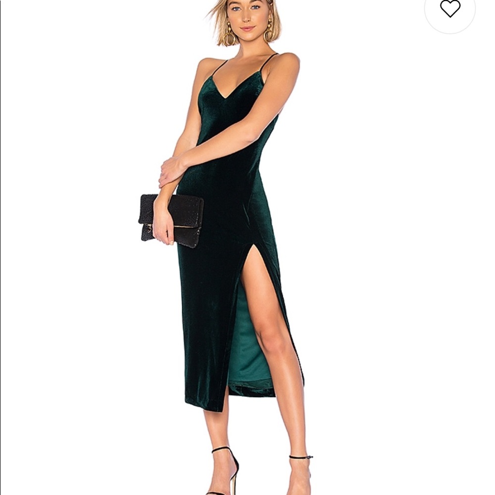 Bardot Raven Dress - Forest